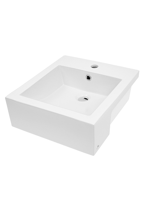 Cube 420 Semi-recessed Basin